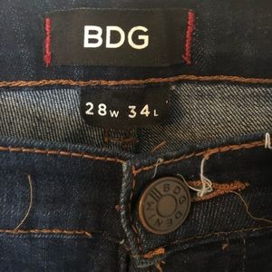 High Rise Cigarette Long Jeans